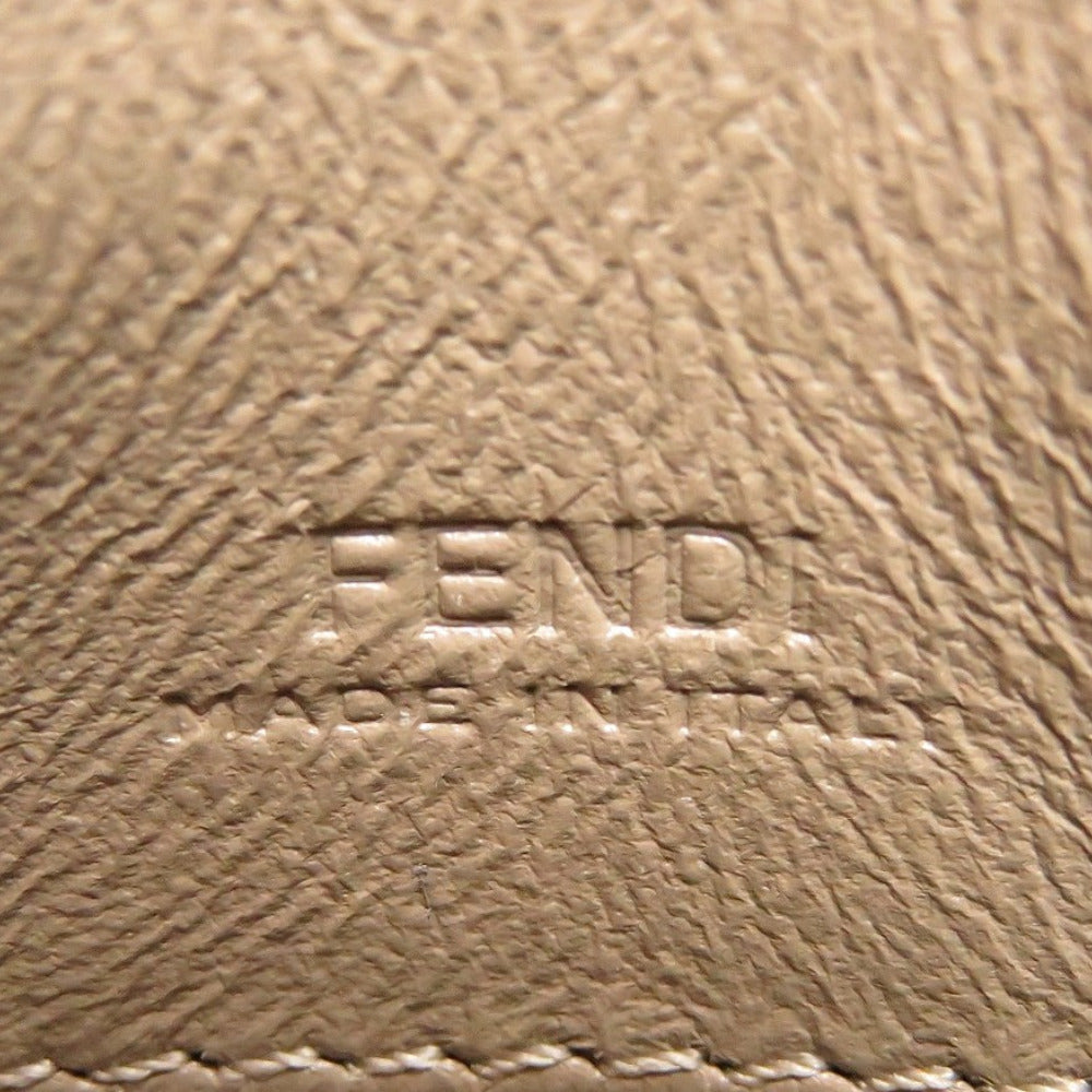 FENDI Shoulder Bag 7AR844 Suede beige Nano Bucket