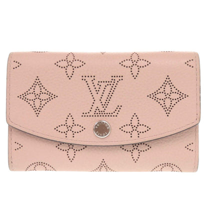 LOUIS VUITTON Coin case M64050 Monogram Mahina Magnolia Portomone Anae Women Used Authentic