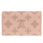 LOUIS VUITTON Coin case M64050 Monogram Mahina Magnolia Portomone Anae Women Used Authentic