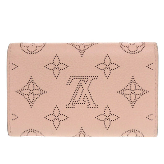LOUIS VUITTON Coin case M64050 Monogram Mahina Magnolia Portomone Anae Women Used Authentic