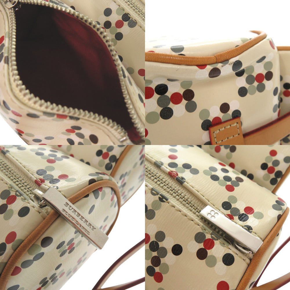 BURBERRY BLUE LABEL Backpack PVC multicolor Dot Pattern Transformation Women Used Authentic