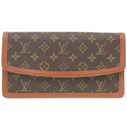 LOUIS VUITTON Clutch bag M51812 Monogram canvas Brown Monogram Pochette dame Women Used Authentic