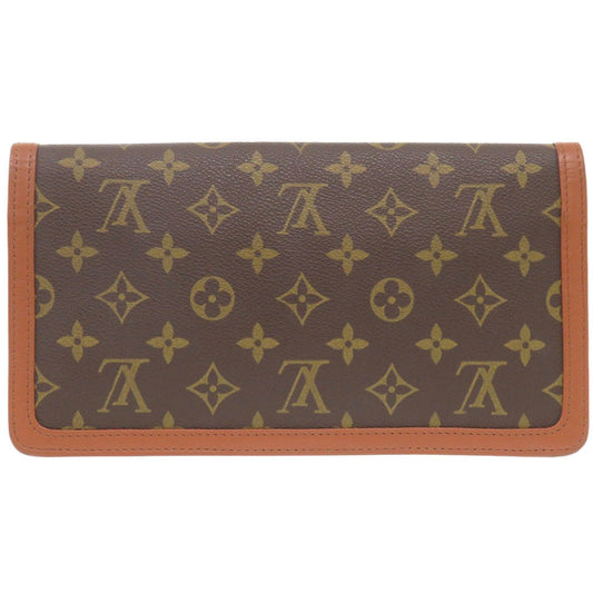 LOUIS VUITTON Clutch bag M51812 Monogram canvas Brown Monogram Pochette dame Women Used Authentic