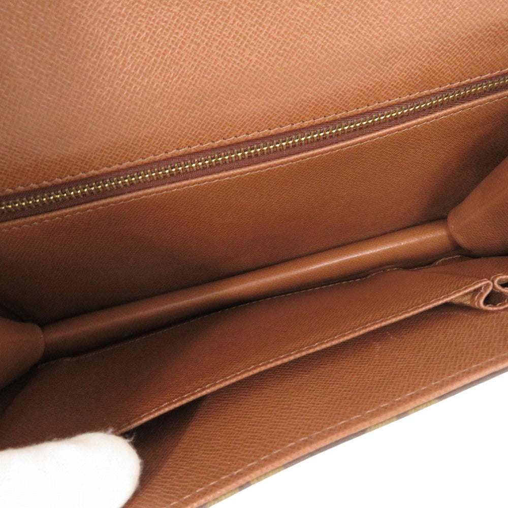 LOUIS VUITTON Clutch bag M51812 Monogram canvas Brown Monogram Pochette dame Women Used Authentic