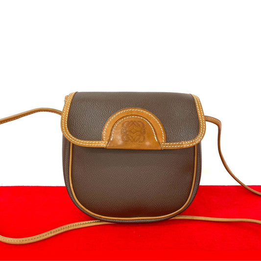 LOEWE Shoulder Bag leather Brown