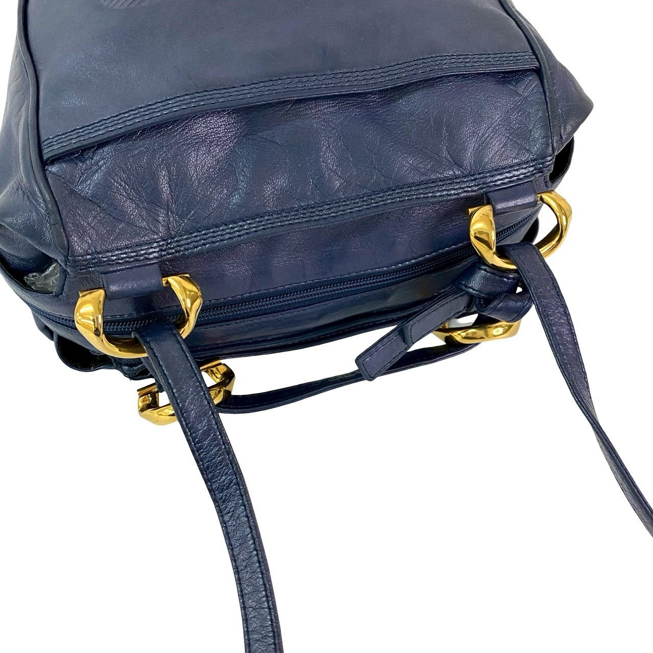 LOEWE Shoulder Bag leather Navy
