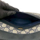 GUCCI Shoulder Bag leather Navy Sherry line