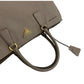 PRADA Handbag leather gray Saffiano Galleria
