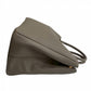 PRADA Handbag leather gray Saffiano Galleria