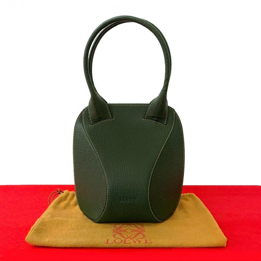 LOEWE Handbag leather green
