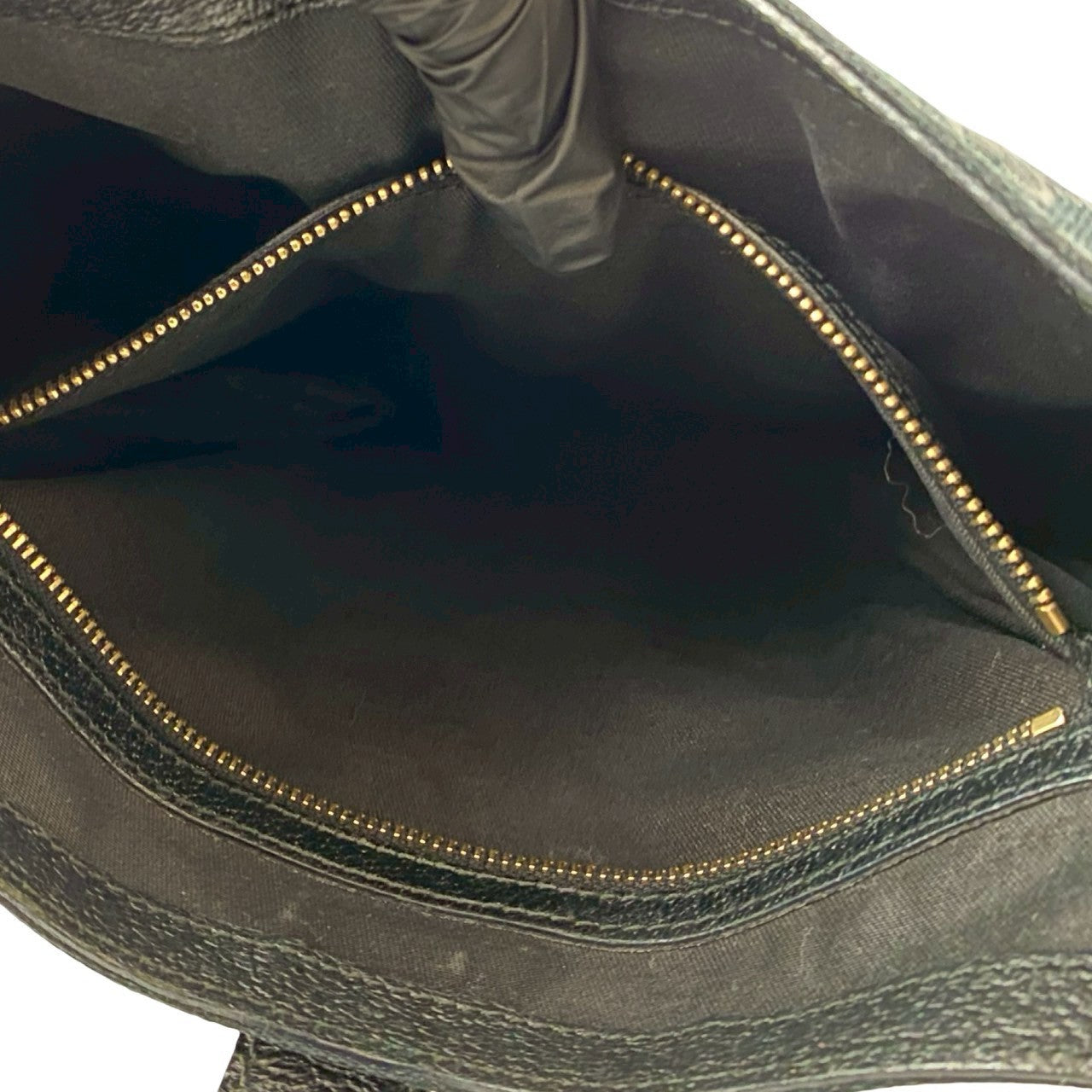 GUCCI Shoulder Bag leather black Jackie