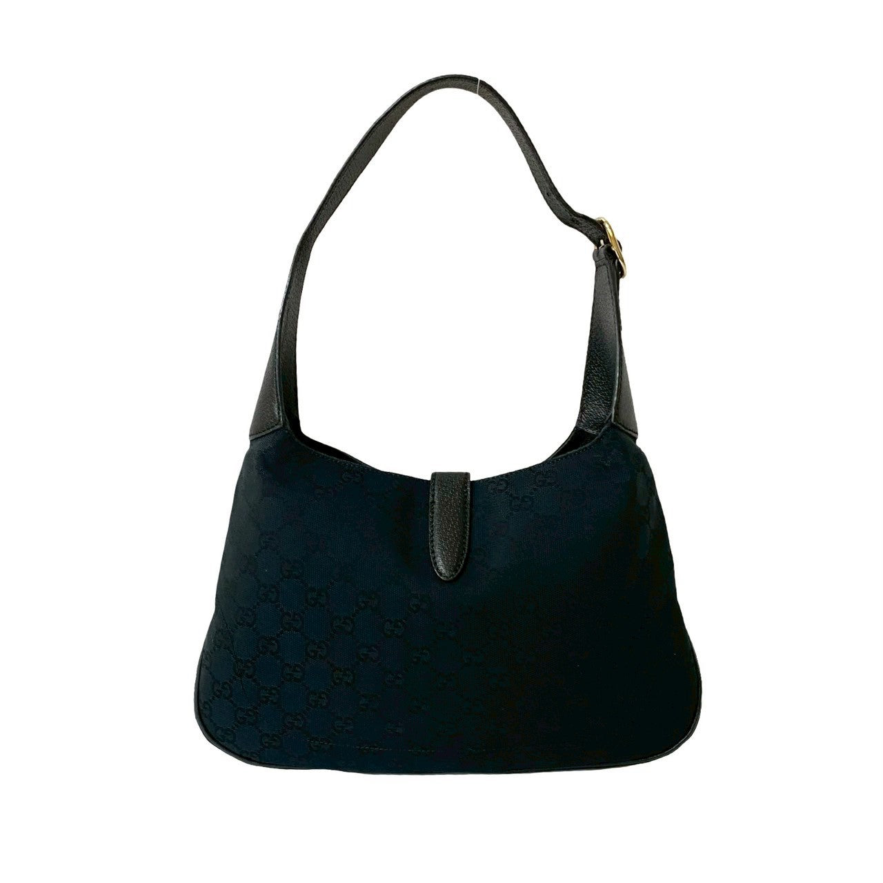 GUCCI Shoulder Bag leather black Jackie