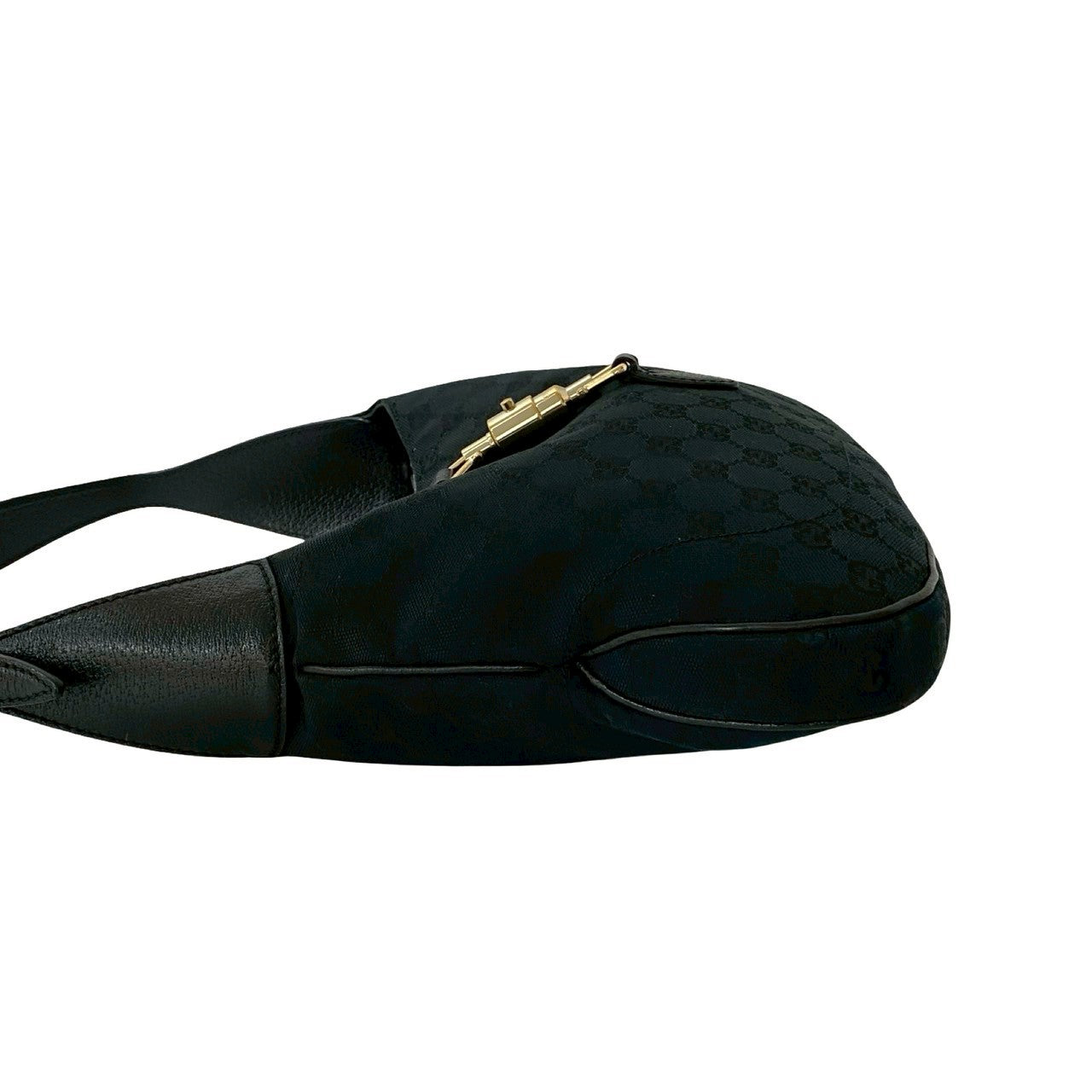 GUCCI Shoulder Bag leather black Jackie
