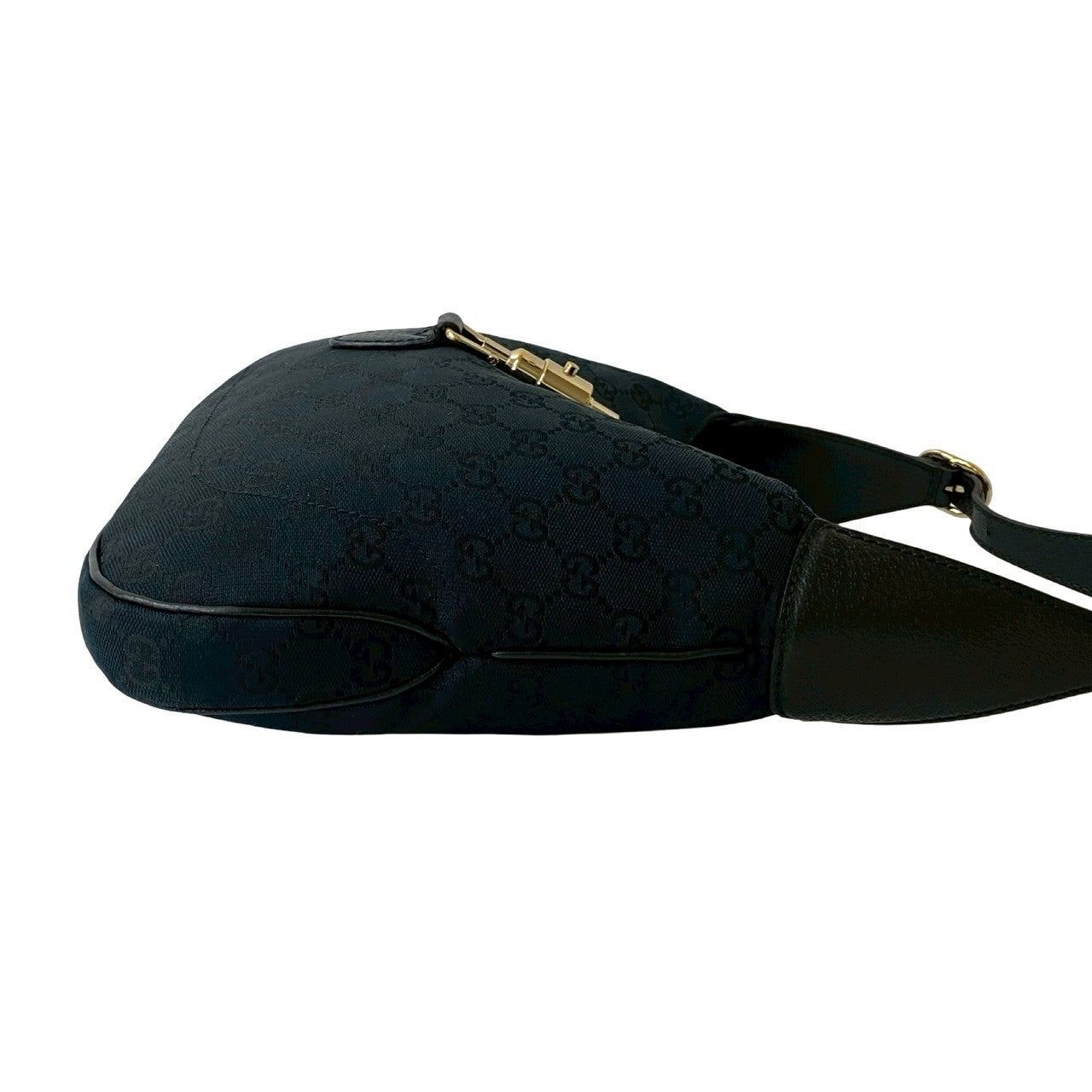 GUCCI Shoulder Bag leather black Jackie