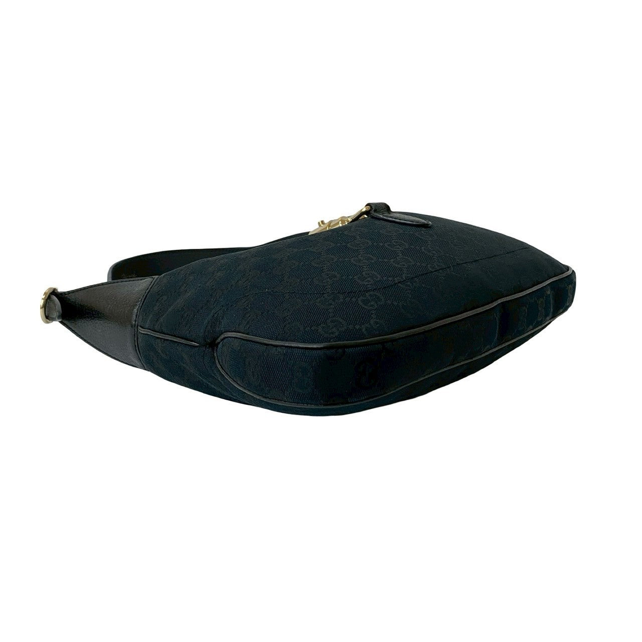 GUCCI Shoulder Bag leather black Jackie