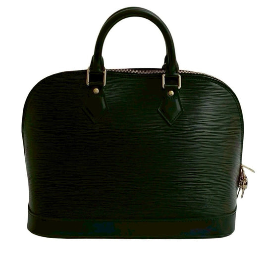 LOUIS VUITTON Handbag Epi Leather black Epi Alma PM