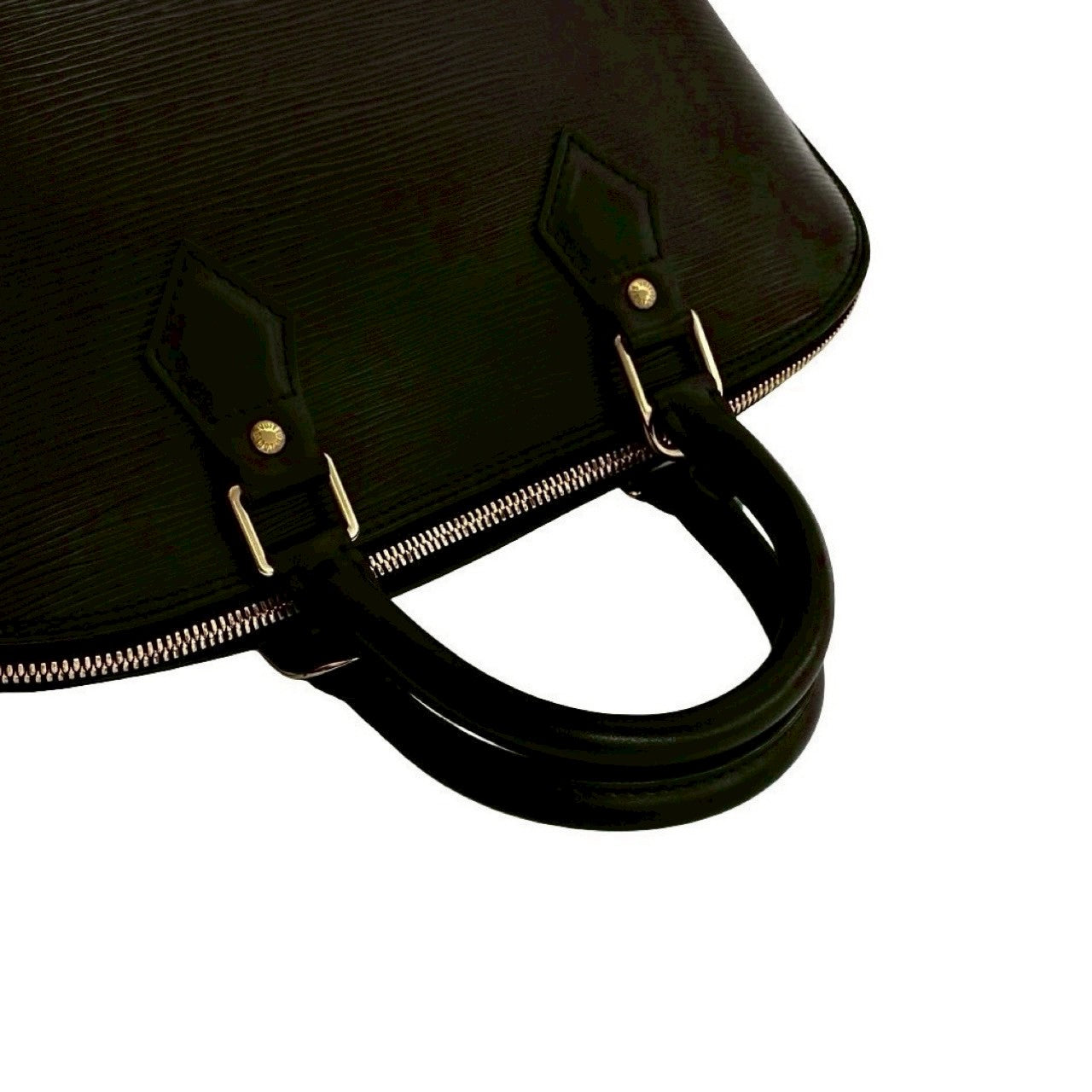 LOUIS VUITTON Handbag Epi Leather black Epi Alma PM