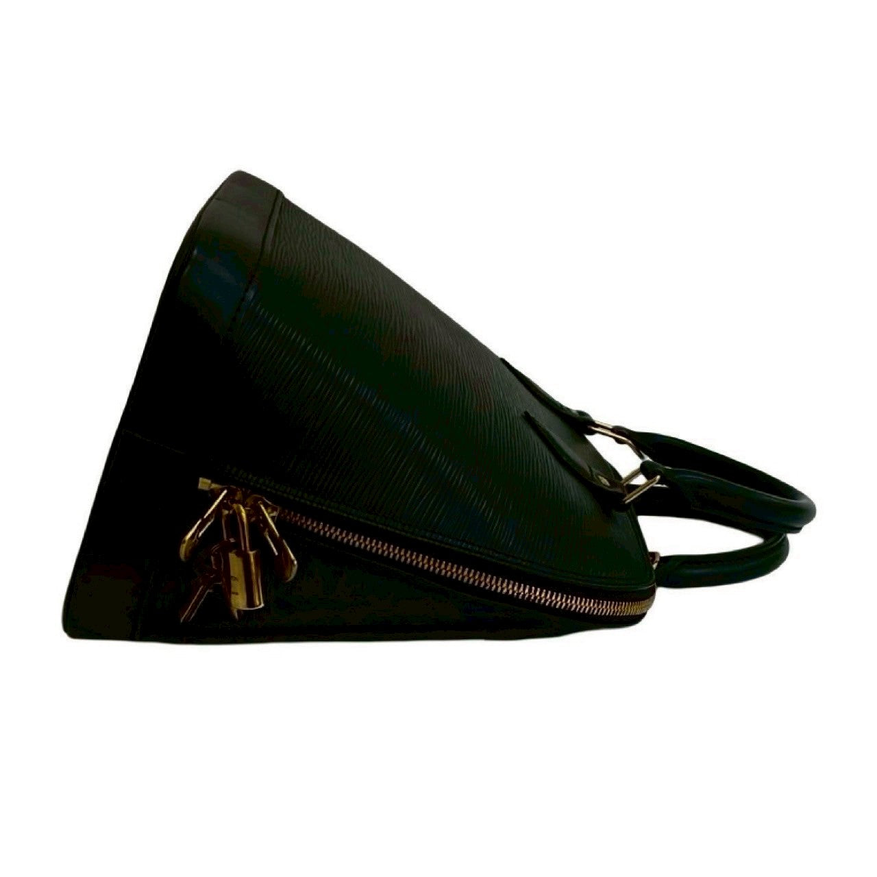 LOUIS VUITTON Handbag Epi Leather black Epi Alma PM