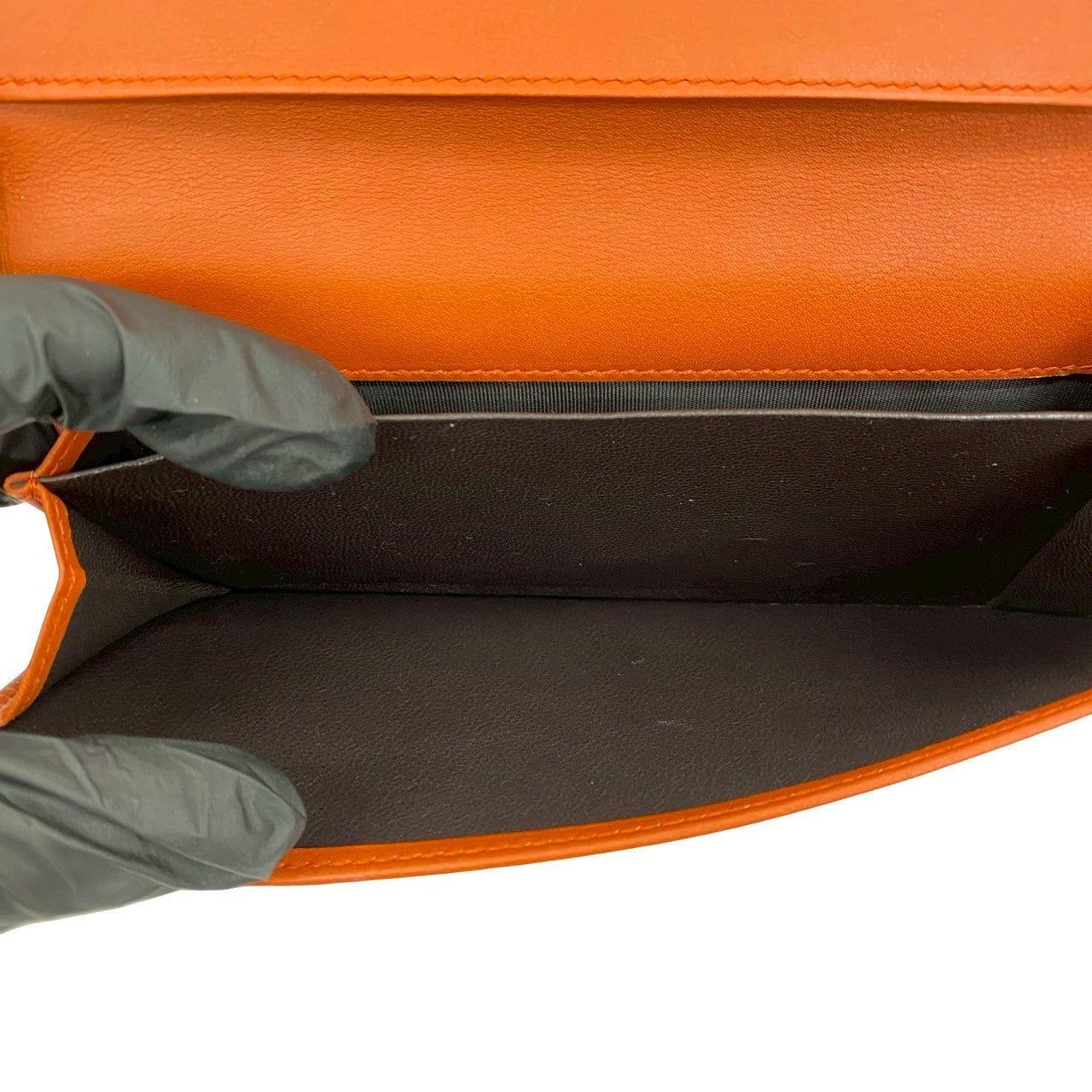 GUCCI Long Wallet Purse leather Orange Gucci Shima