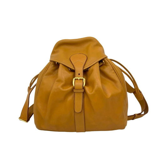 GUCCI Backpack leather Brown