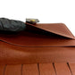 LOUIS VUITTON Bifold Wallet leather Brown Monogram Porto Papier Zip