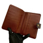 LOUIS VUITTON Bifold Wallet leather Brown Monogram Porto Papier Zip
