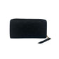 LOUIS VUITTON Long Wallet Purse leather black Monogram Ann Platt Zippy wallet