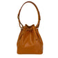 LOUIS VUITTON Shoulder Bag leather Brown Epi Petit Noe