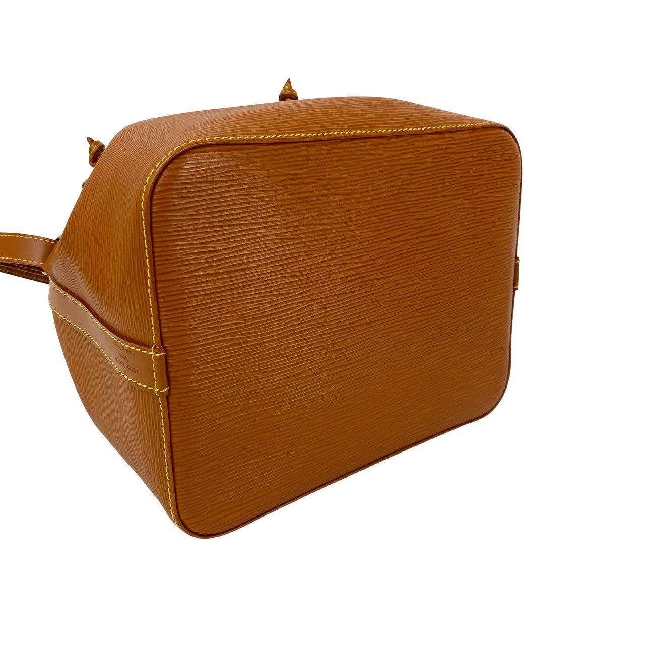 LOUIS VUITTON Shoulder Bag leather Brown Epi Petit Noe