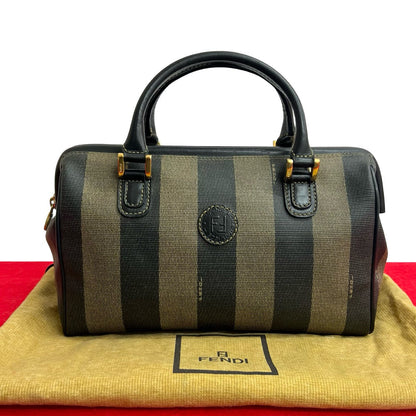 FENDI Handbag leather black