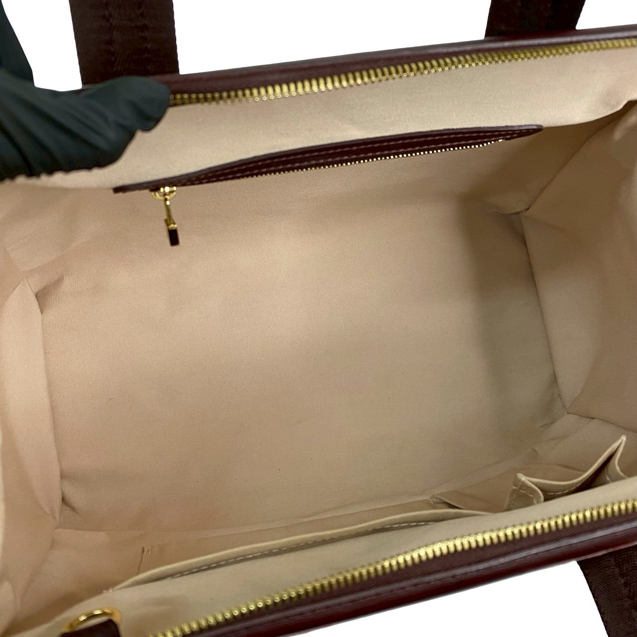 LOUIS VUITTON Boston Duffel bag canvas wine-red Monogram mini Josephine GM