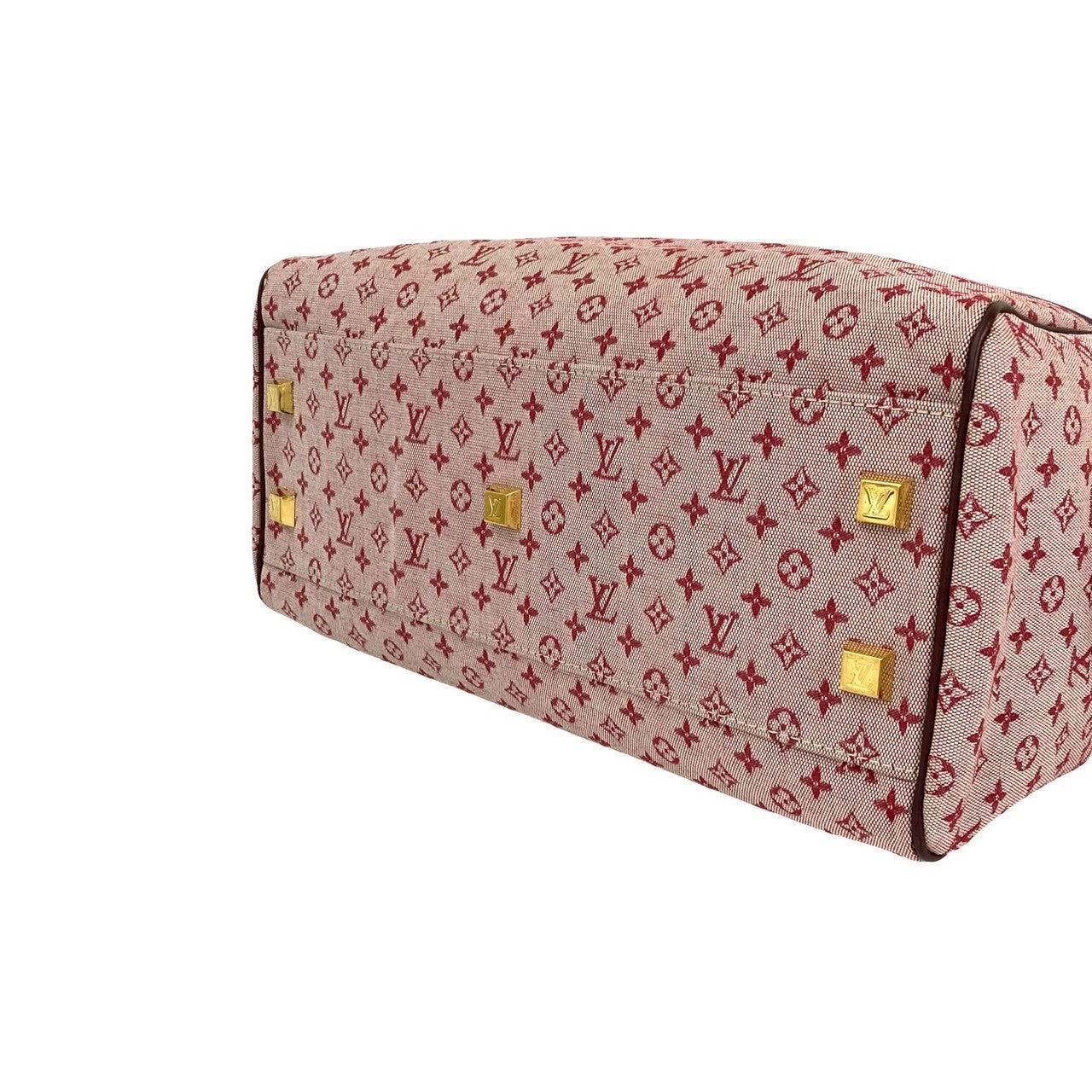 LOUIS VUITTON Boston Duffel bag canvas wine-red Monogram mini Josephine GM