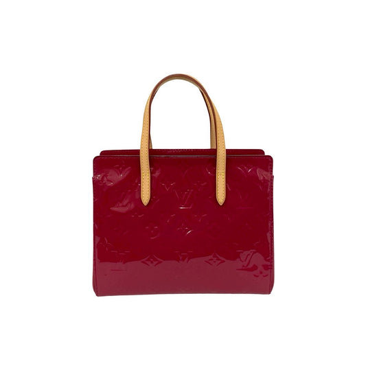 LOUIS VUITTON Handbag enamel Brown Monogram Vernis Catalina BB