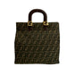 FENDI Handbag canvas Brown