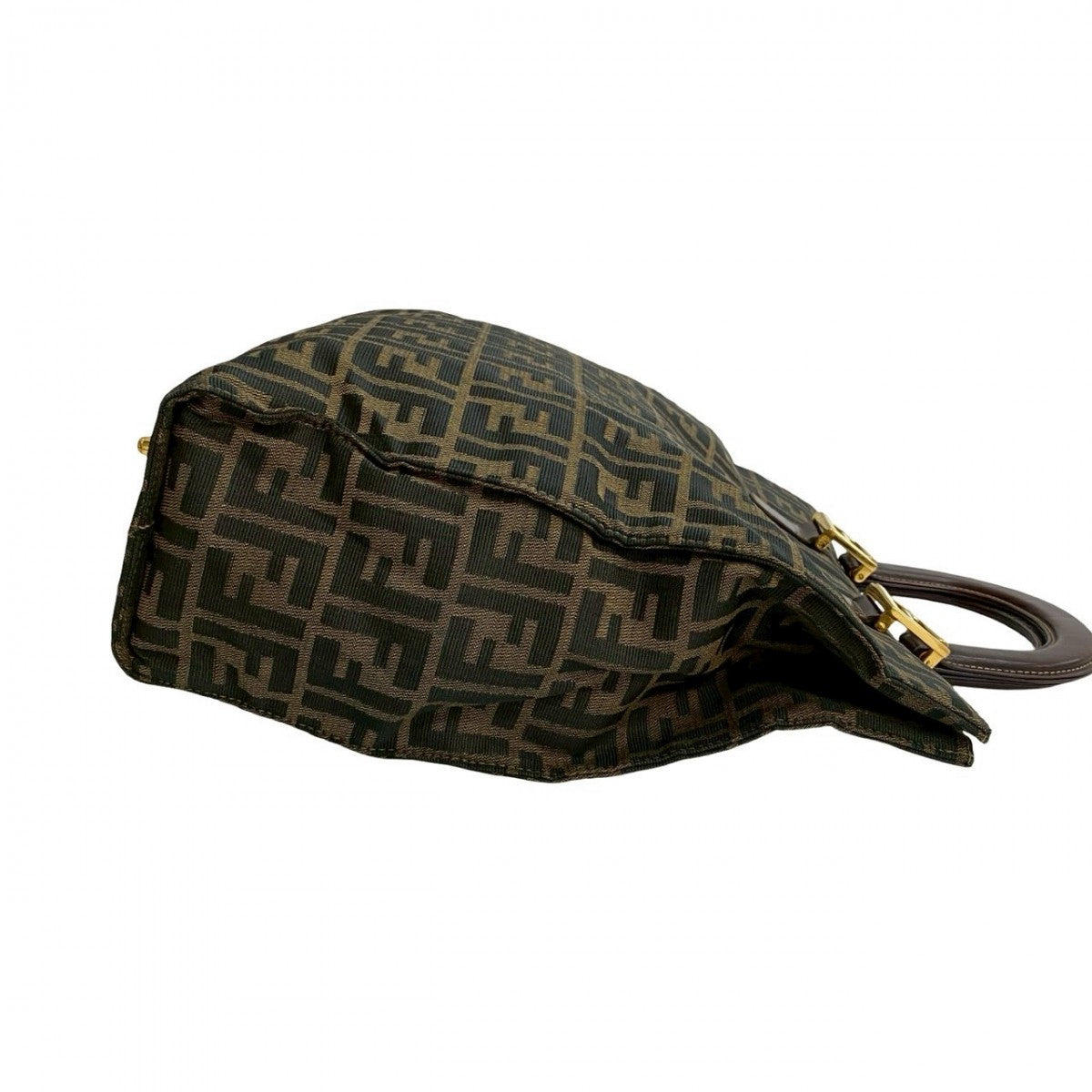 FENDI Handbag canvas Brown