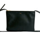 CELINE Shoulder Bag leather black Trio Small
