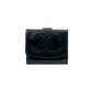 CHANEL Bifold Wallet lambskin black