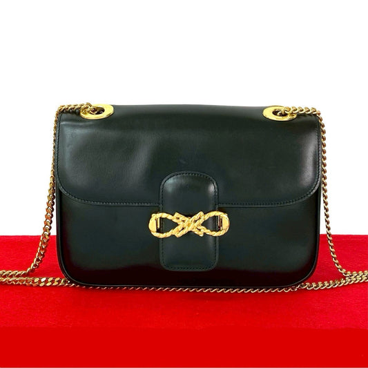CELINE Shoulder Bag Calfskin black