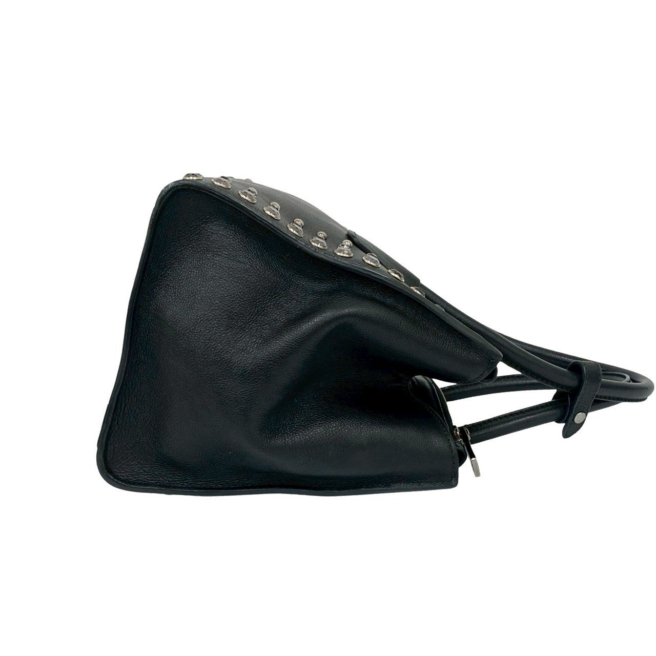 PRADA Shoulder Bag leather black