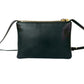 CELINE Shoulder Bag leather black Trio Small