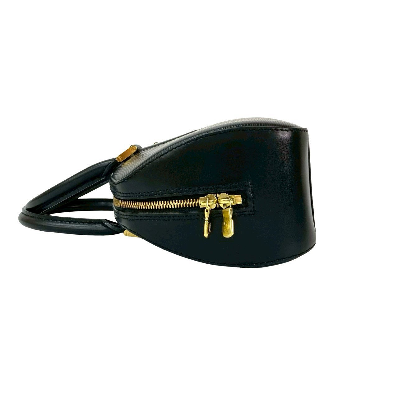 LOUIS VUITTON Handbag Epi Leather black Epi jasmine