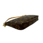 LOUIS VUITTON Handbag leather Brown Monogram Pochette Accessoires