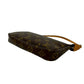LOUIS VUITTON Handbag leather Brown Monogram Pochette Accessoires