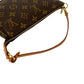 LOUIS VUITTON Handbag leather Brown Monogram Pochette Accessoires