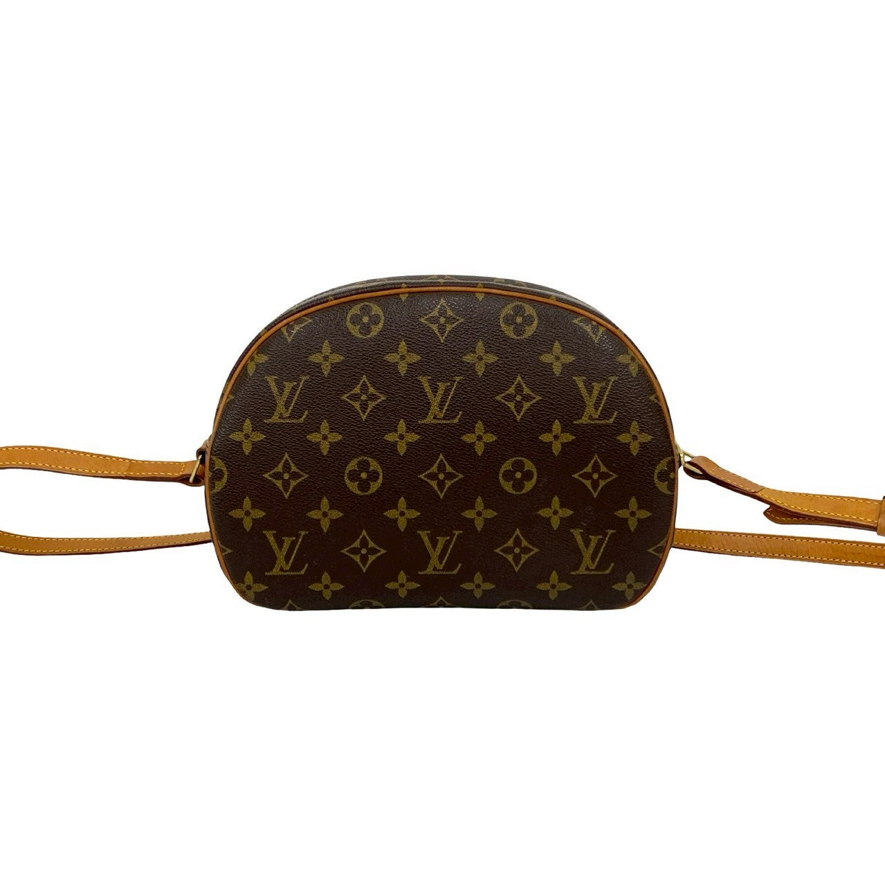 LOUIS VUITTON Shoulder Bag leather Brown Monogram Blois