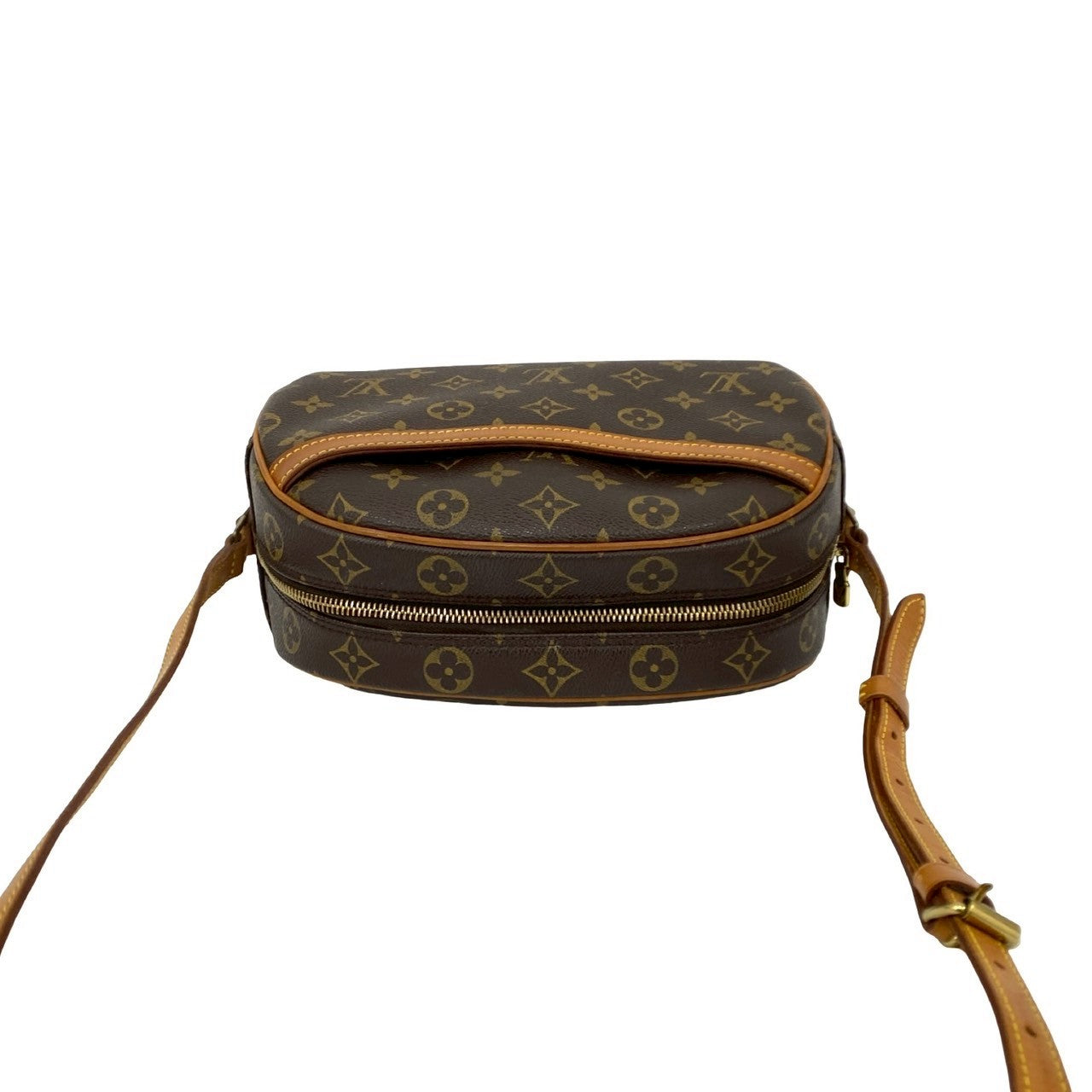LOUIS VUITTON Shoulder Bag leather Brown Monogram Blois