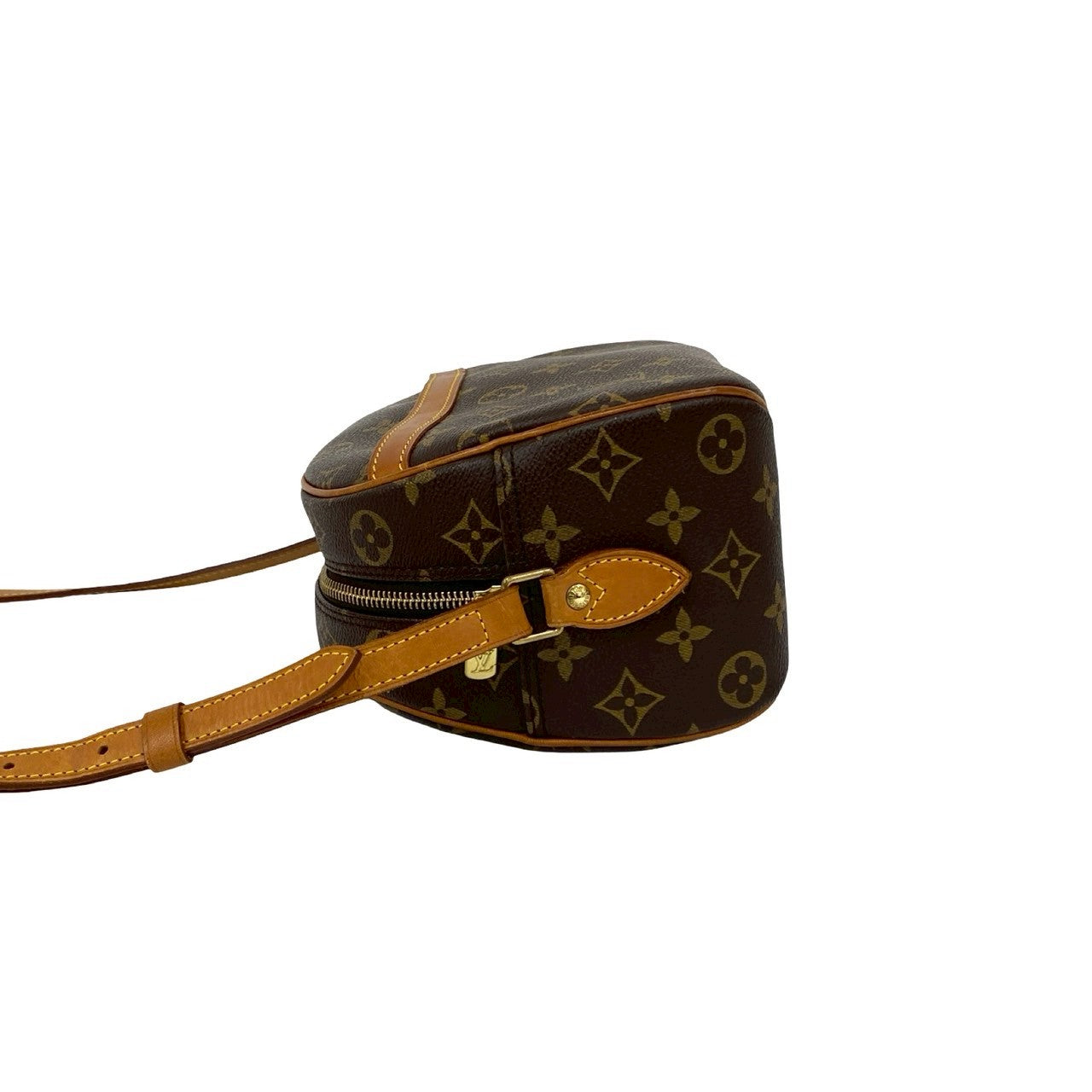 LOUIS VUITTON Shoulder Bag leather Brown Monogram Blois