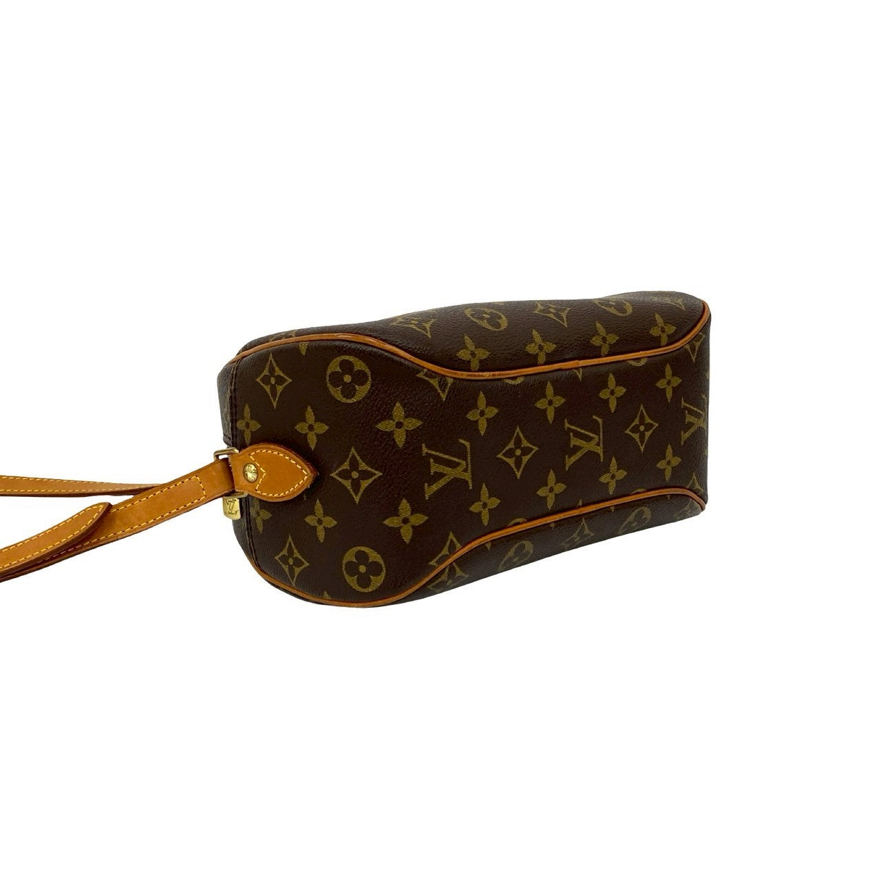LOUIS VUITTON Shoulder Bag leather Brown Monogram Blois