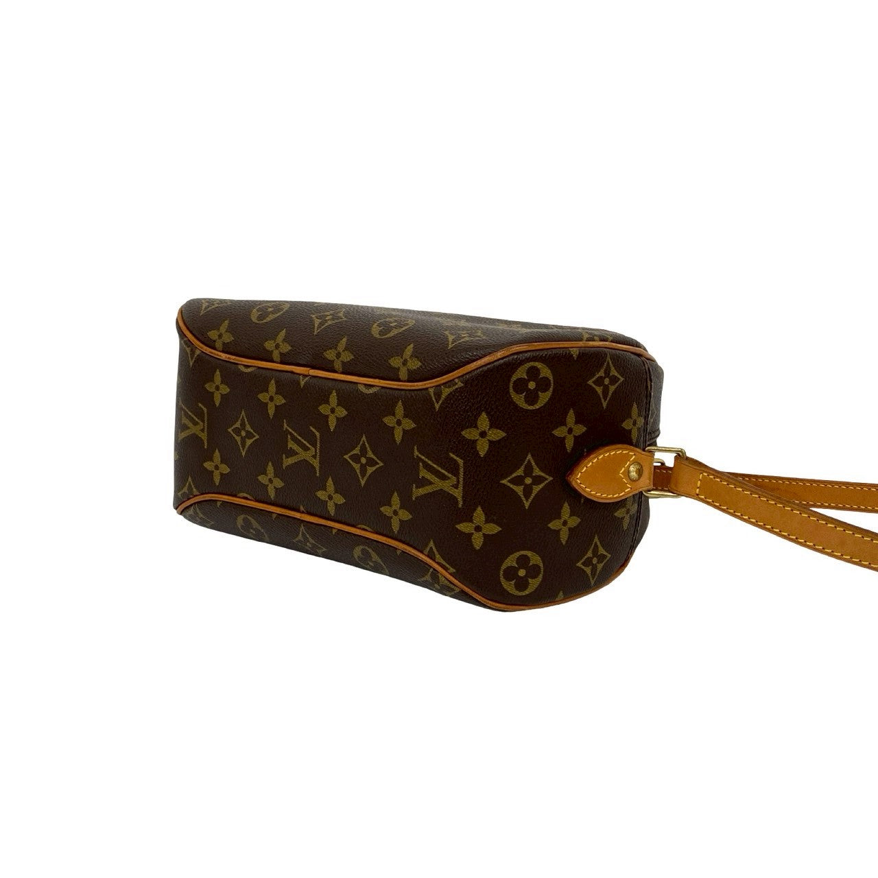 LOUIS VUITTON Shoulder Bag leather Brown Monogram Blois