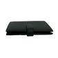 CELINE Bifold Wallet leather black Medium strap wallet